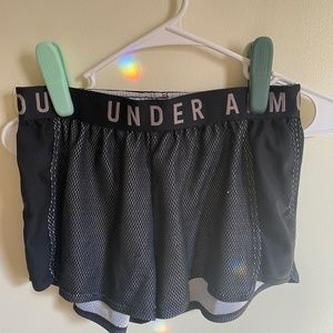 Black Underarmour Athletic Shorts